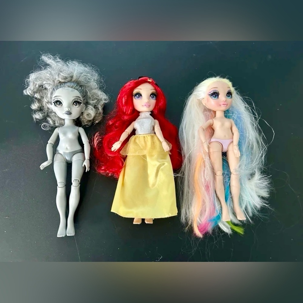 Rainbow high dolls lot of 3 Ruby Anderson/Nicole Steele/Amaya Raine